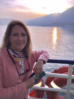 Julie at Lake Como